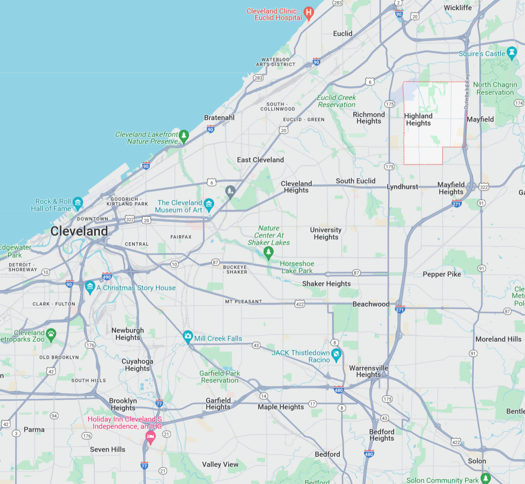 Shuttle Bus and Black Car Services in Highland Heights, OH