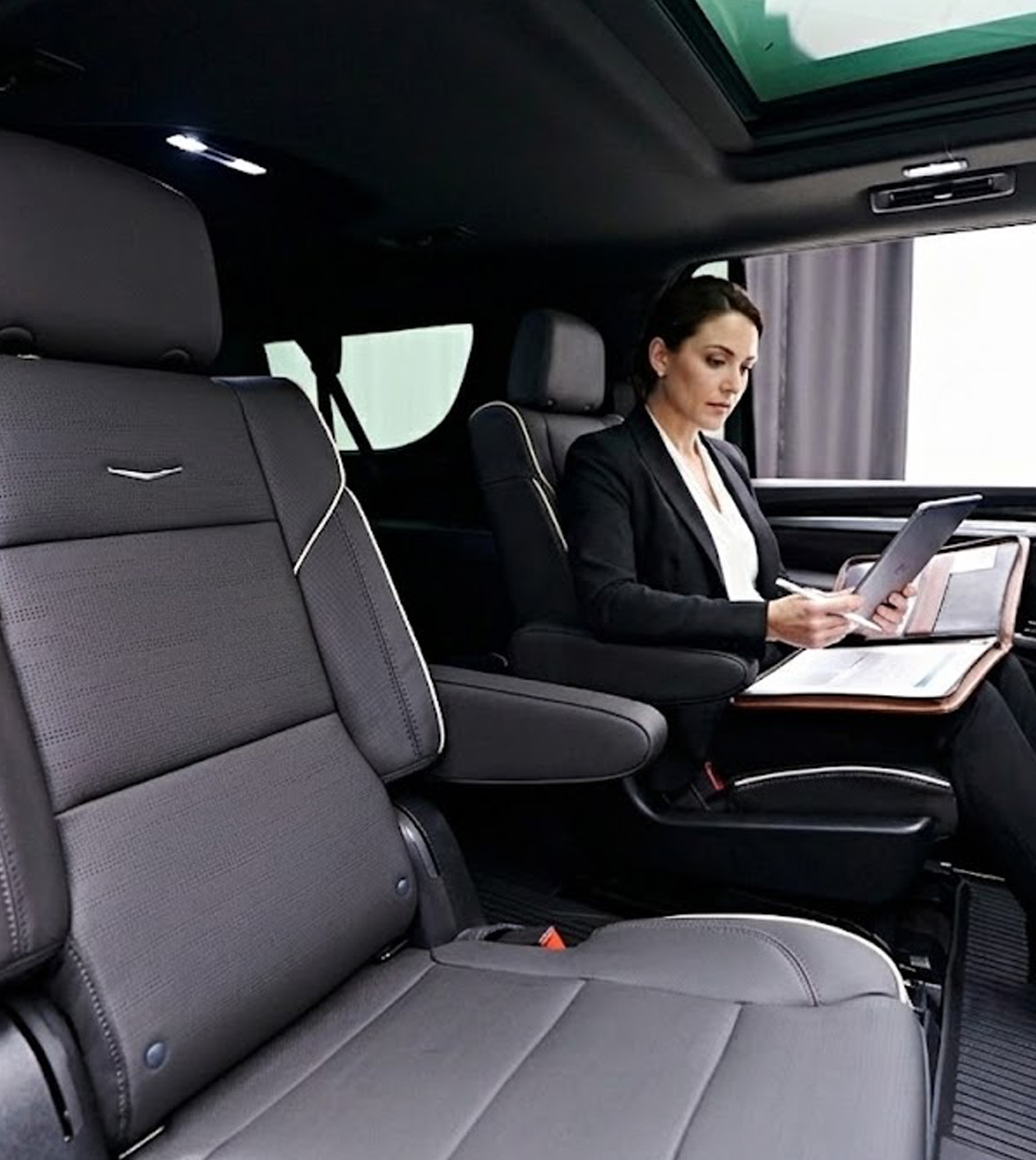 Luxury Cadillac Escalade ESV Interior